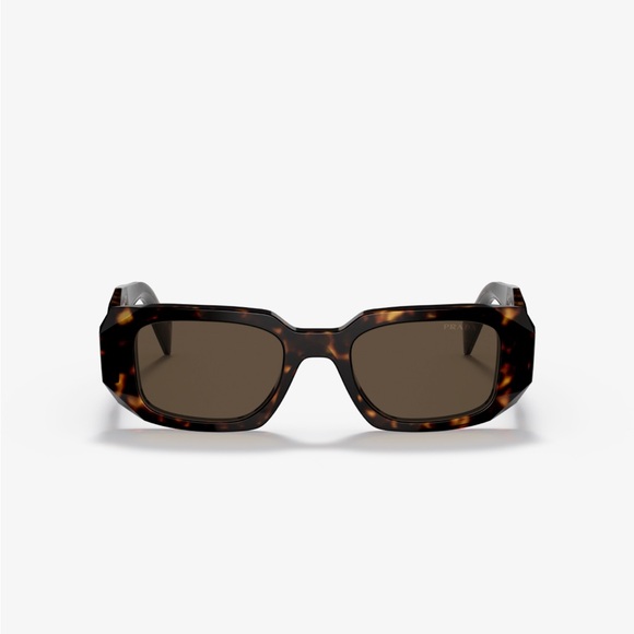 PRADA Tortious Scultoreo Narrow Sunglasses in Havana Sunglasses PR 17WS - Picture 2 of 16